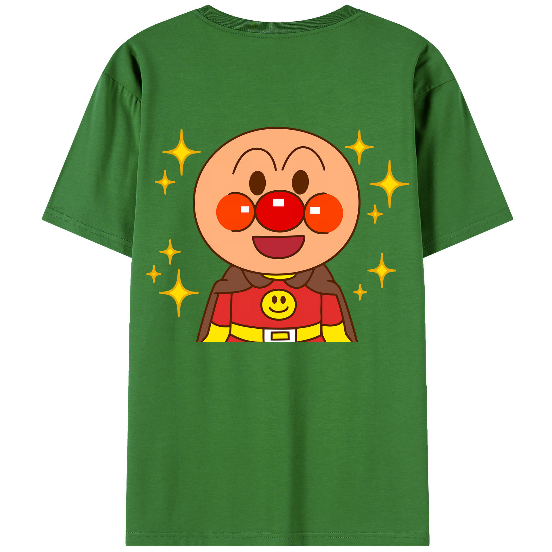（画像用） アンパンマン Anpanman レディース半袖Tシャツ(バックプリント)